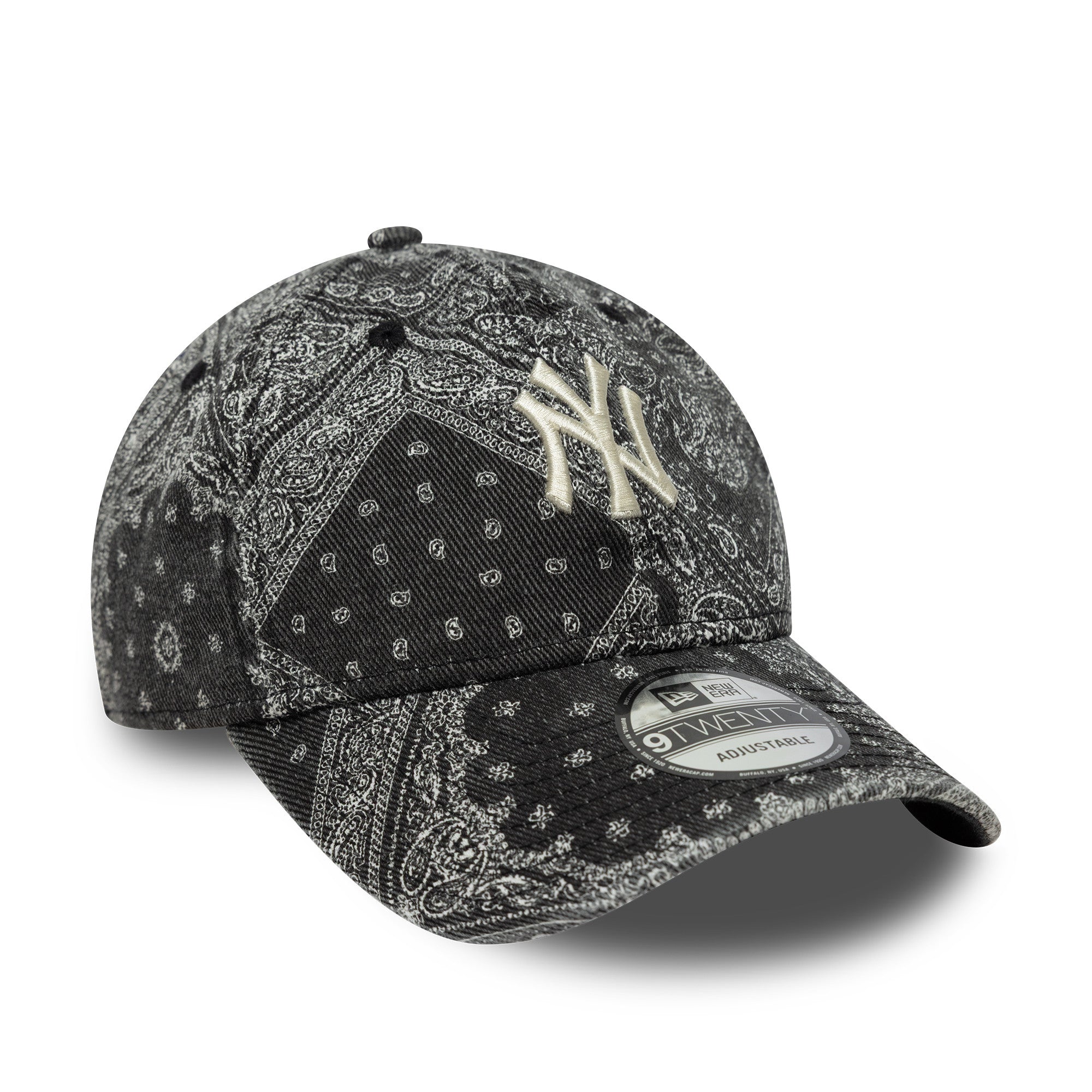 New Era - New York Yankees - 9TWENTY - WASHED PAISLEY - Black - Headz Up 