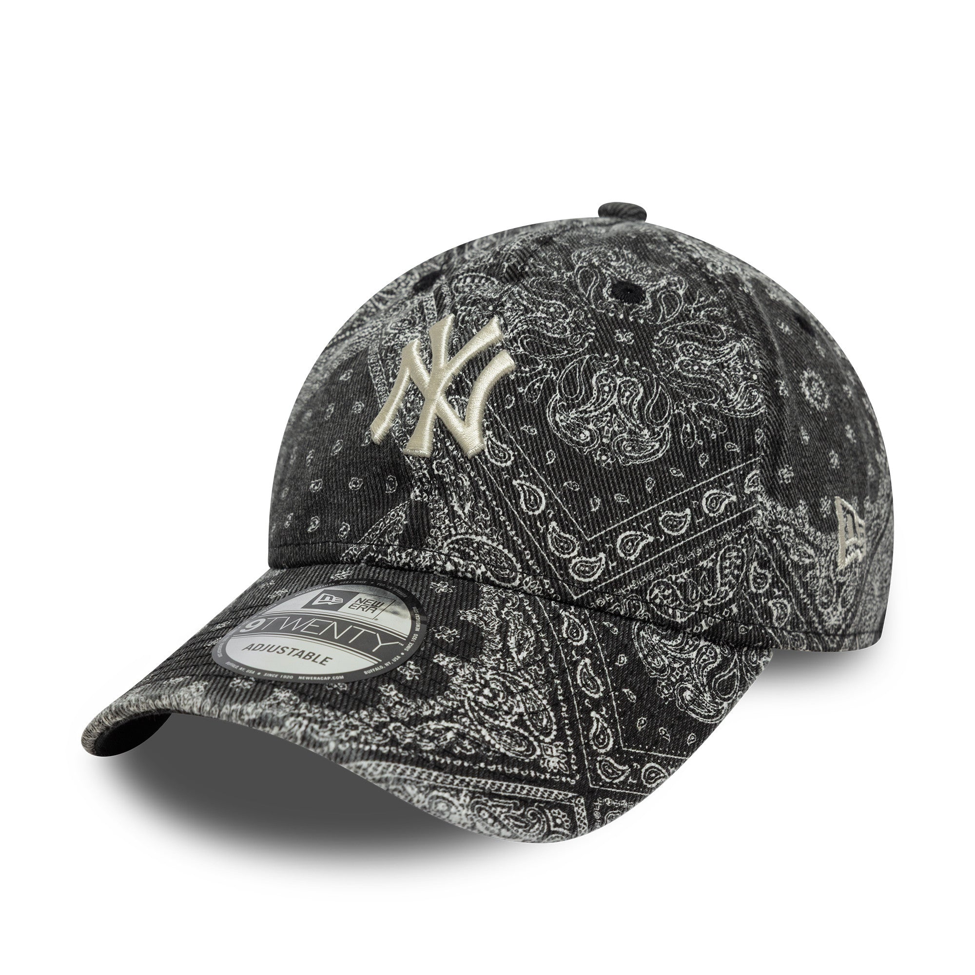 New Era - New York Yankees - 9TWENTY - WASHED PAISLEY - Black - Headz Up 