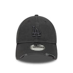 New Era - 9FORTY - WASHED DISTRESSED - Los Angeles Dodgers - Dark Grey - Headz Up 