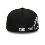 New Era - 59FIFTY Fitted Low Profile - Est Script - Colorado Rockies - Black - Headz Up 
