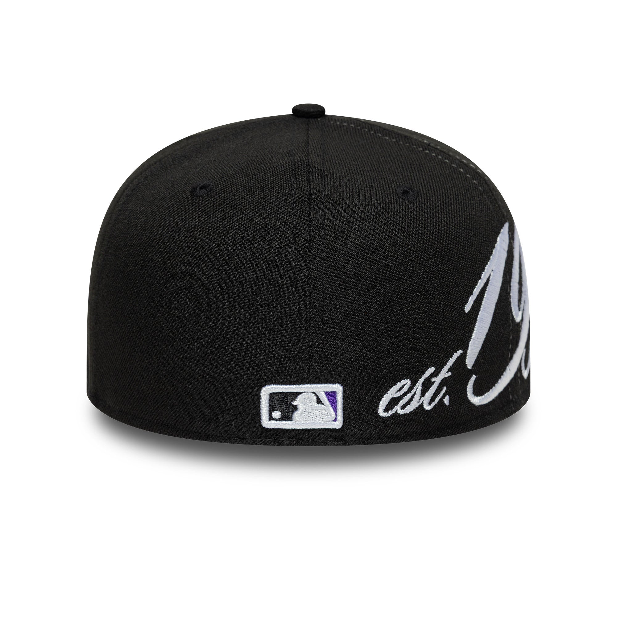New Era - 59FIFTY Fitted Low Profile - Est Script - Colorado Rockies - Black - Headz Up 