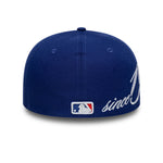 New Era - 59FIFTY Fitted Low Profile - Est Script - Los Angeles Dodgers - Blue - Headz Up 