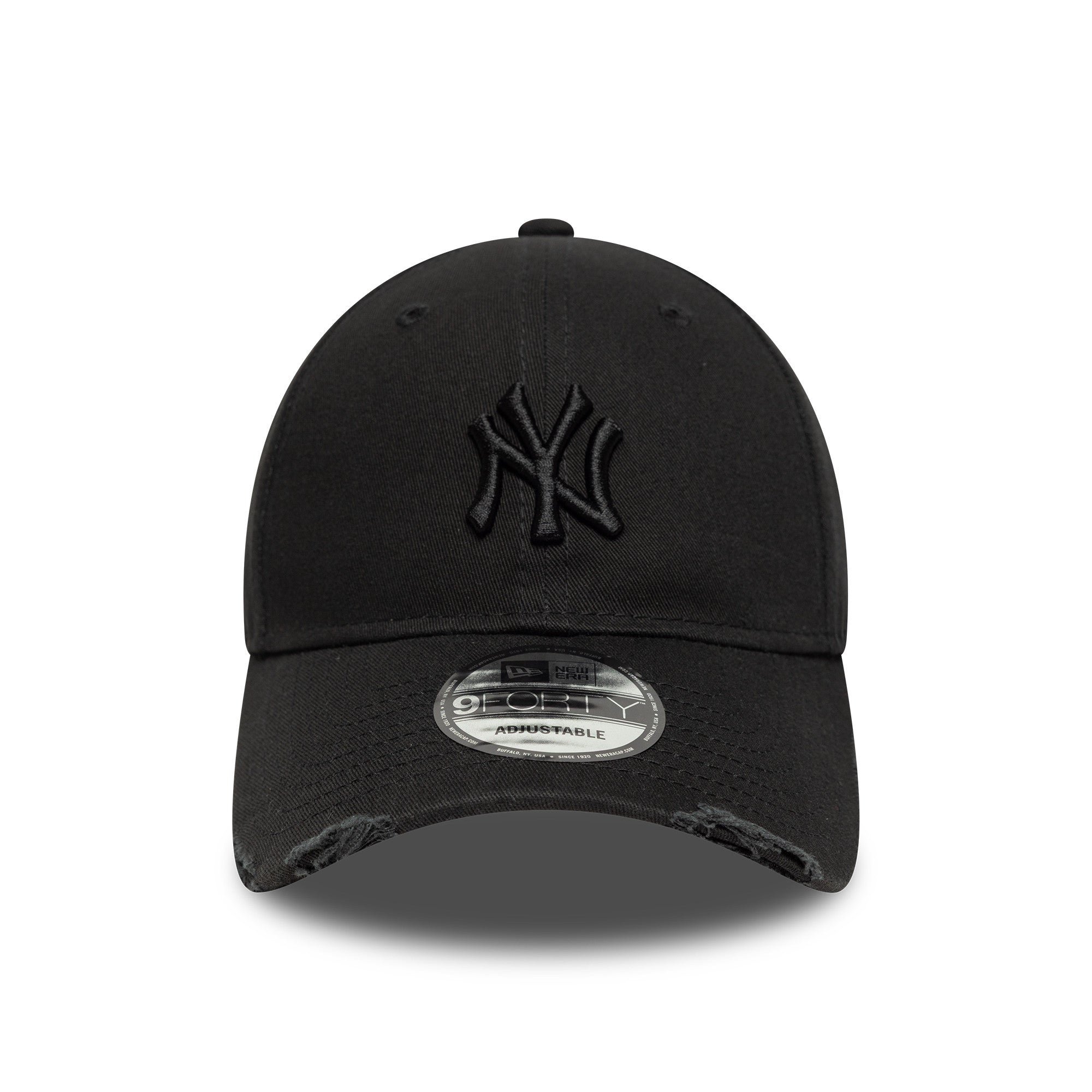 New Era - 9FORTY - WASHED DISTRESSED - New York Yankees - Black - Headz Up 