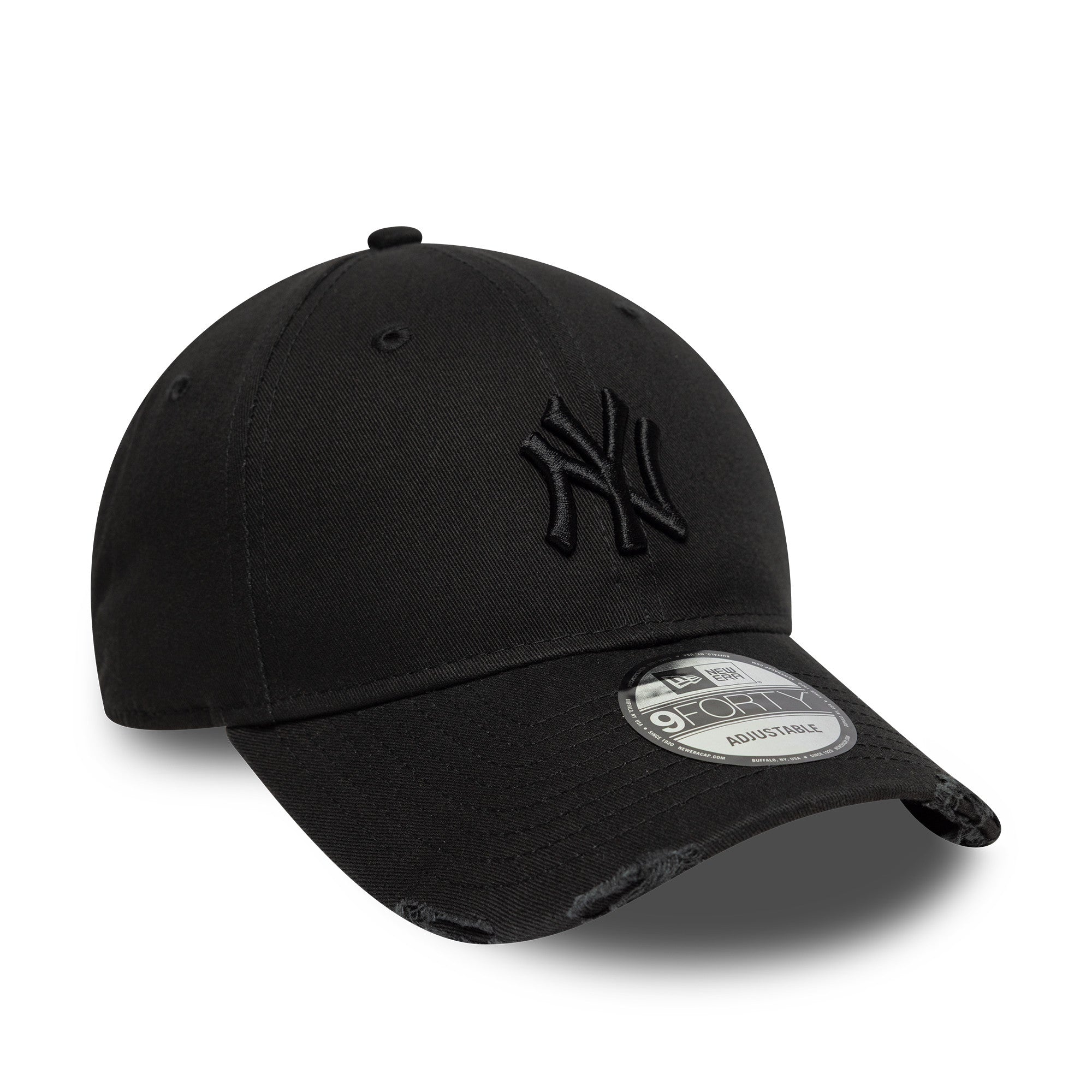 New Era - 9FORTY - WASHED DISTRESSED - New York Yankees - Black - Headz Up 