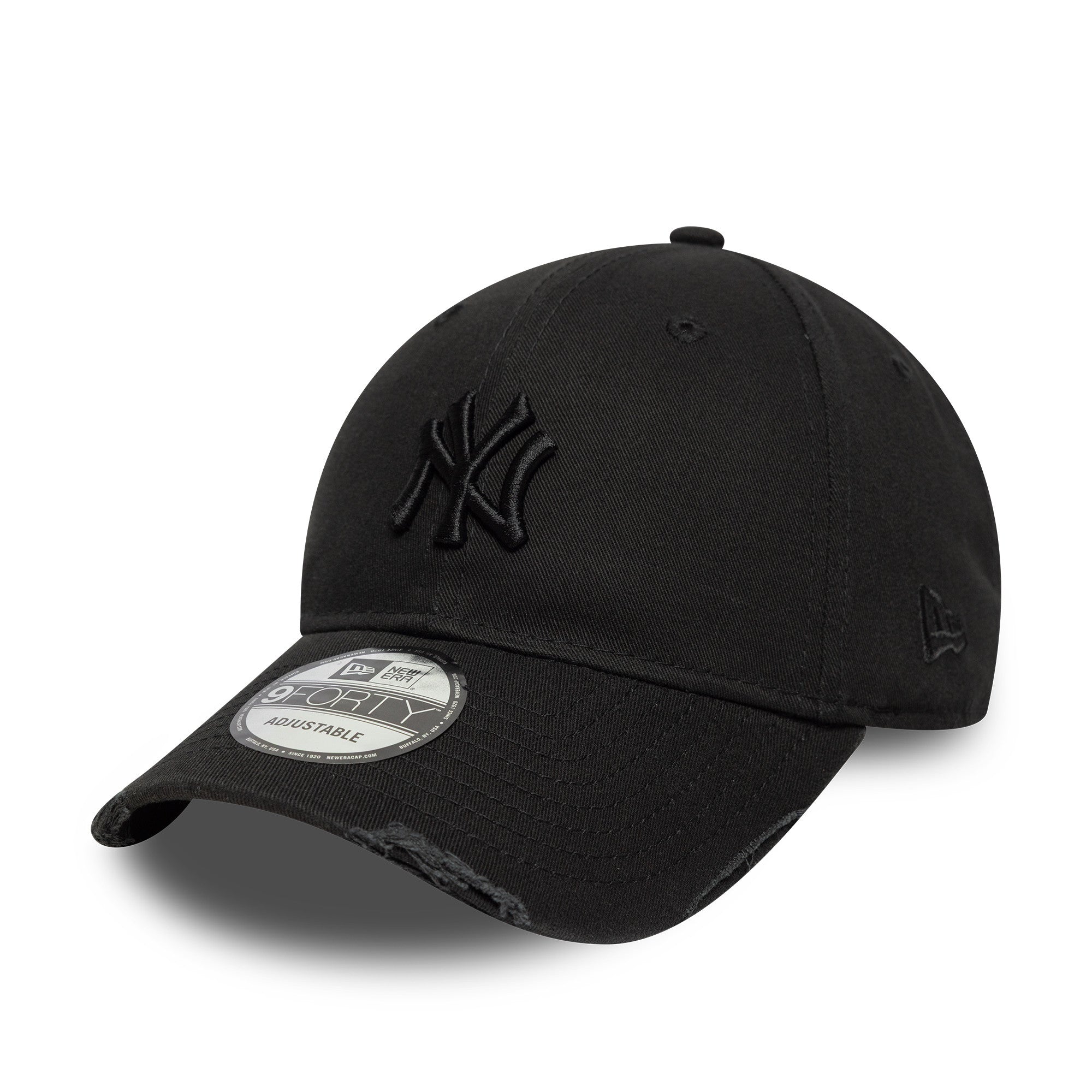 New Era - 9FORTY - WASHED DISTRESSED - New York Yankees - Black - Headz Up 