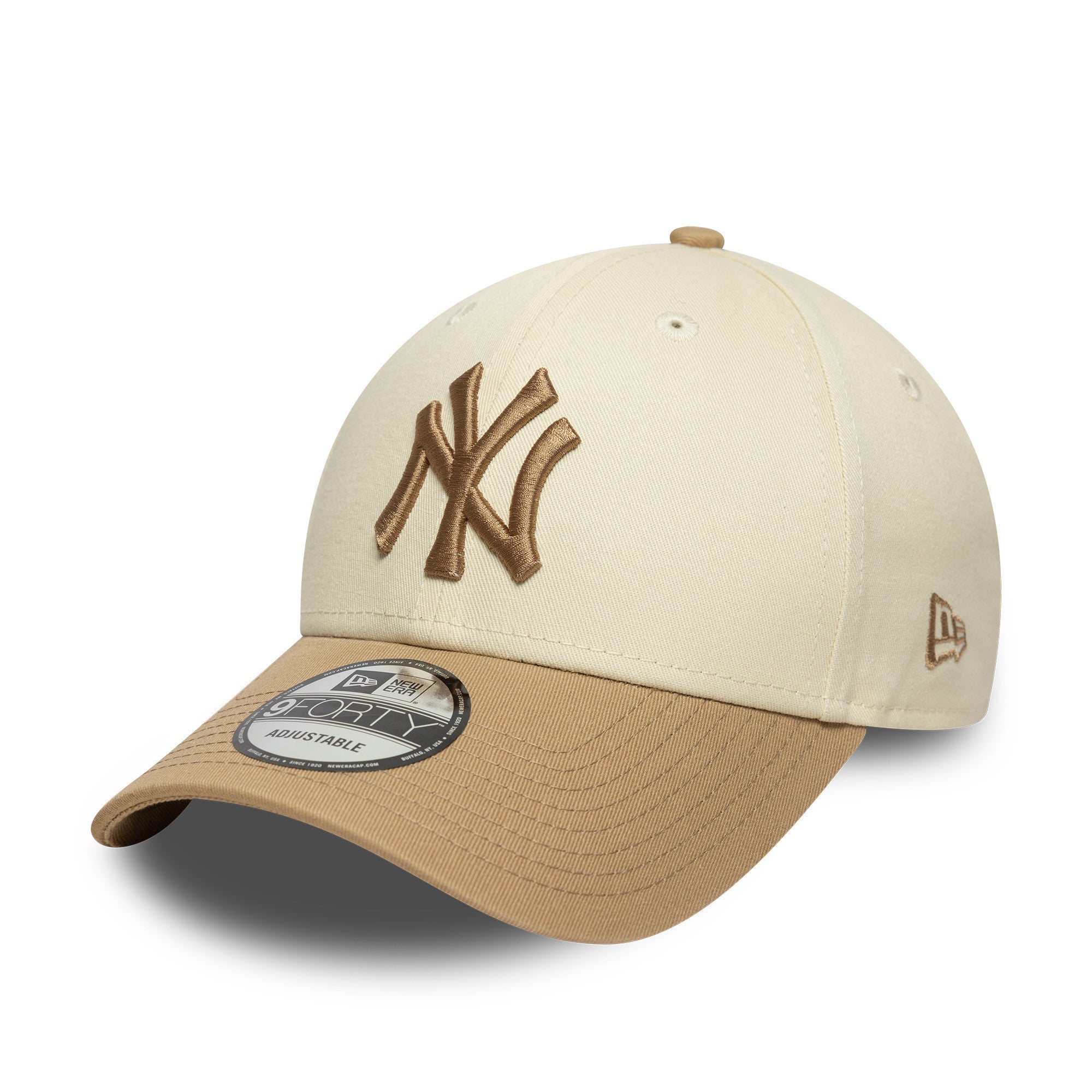 New Era - 9FORTY - New York Yankees - Colour Block - Light Chrome/Camel - Headz Up 