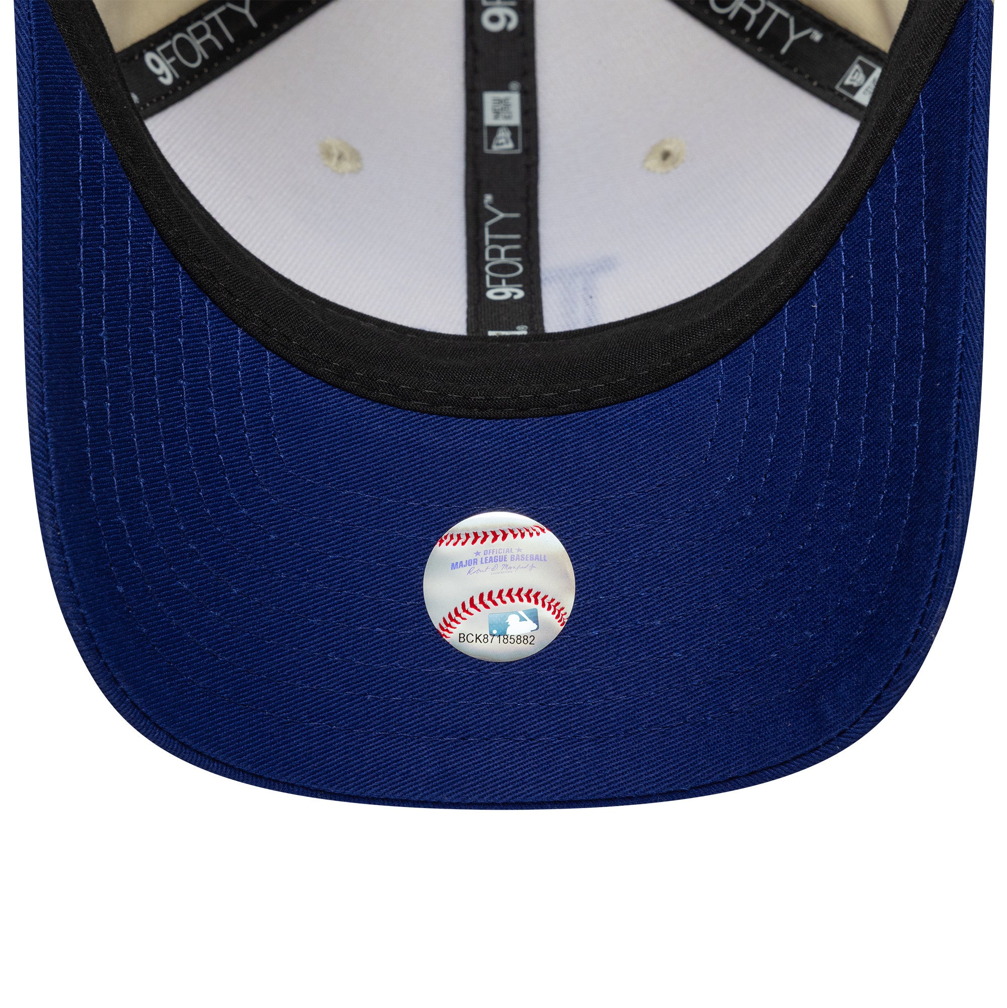New Era - 9FORTY M-crown - Los Angeles Dodgers - Chrome/Blue - Headz Up 
