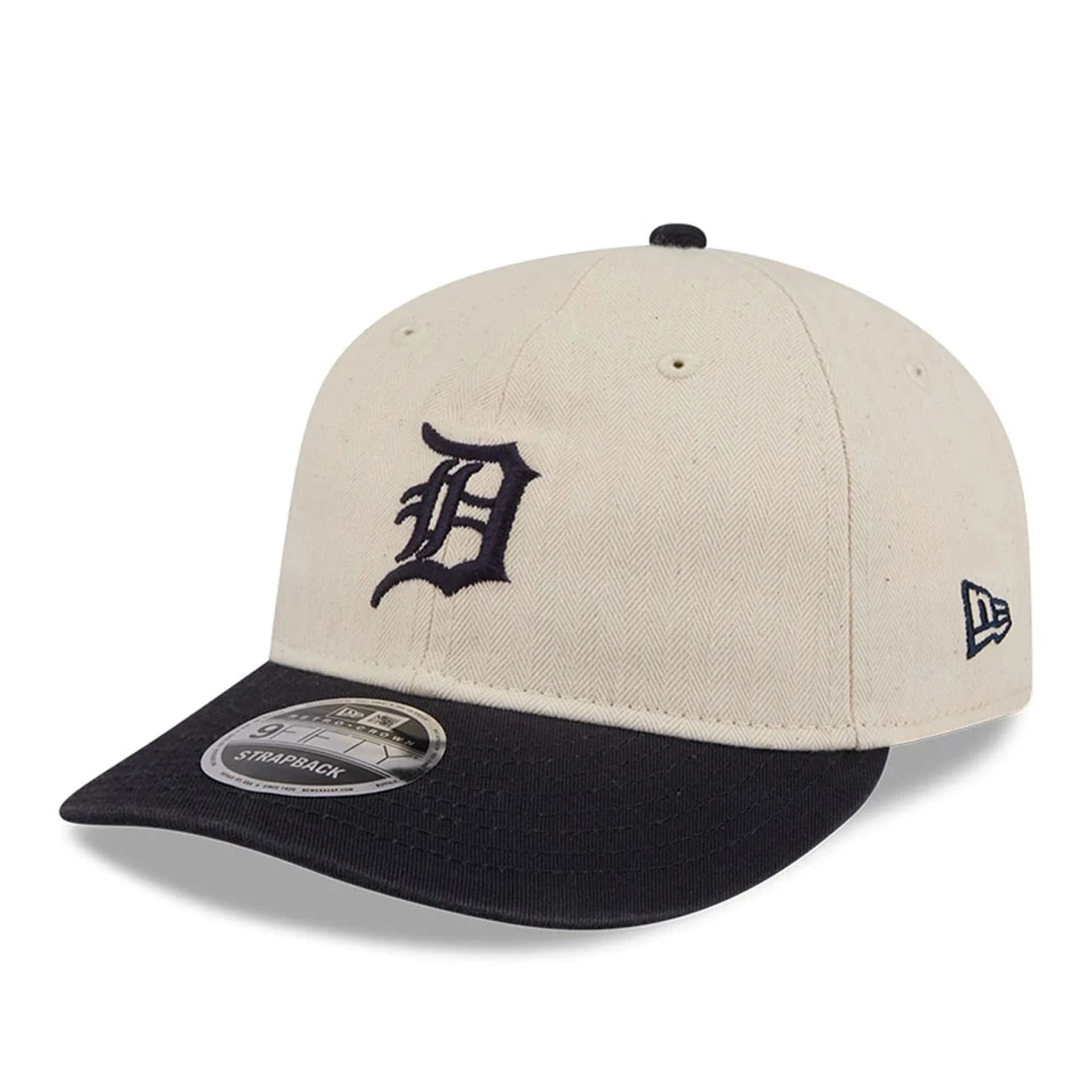 New Era - 9FIFTY Retro Crown - Detroit Tigers - Herringbone - Off White - Headz Up 