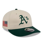 New Era - 9FIFTY Retro Crown - Oakland Athletics - Herringbone - Off White - Headz Up 