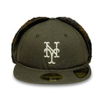New Era - 59FIFTY Fitted Cap - New York Mets - Camo Dog Ear - Olive - Headz Up 