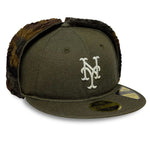New Era - 59FIFTY Fitted Cap - New York Mets - Camo Dog Ear - Olive - Headz Up 