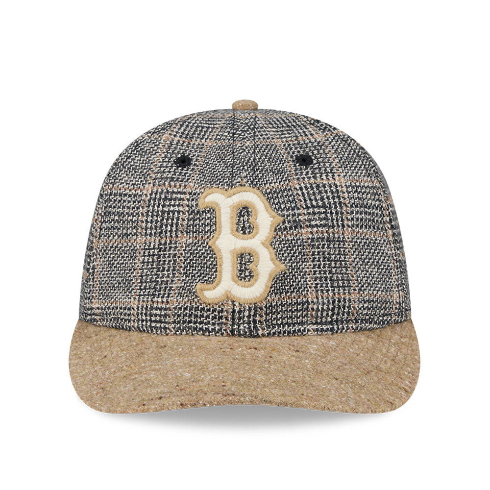 New Era - 59FIFTY  Retro Crown - Vintage Tweed - Boston Red Sox - Grey/Khaki - Headz Up 