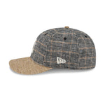 New Era 59FIFTY retro cap med vintage tweed i grå og khaki, med New York Yankees logo, klassisk og stilfuld caps.