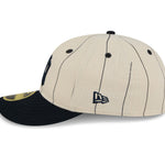 New Era - 59FIFTY  Retro Crown - LINEN - New York Yankees Cooperstown - Off White/Navy - Headz Up 