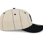 New Era - 59FIFTY  Retro Crown - LINEN - New York Yankees Cooperstown - Off White/Navy - Headz Up 