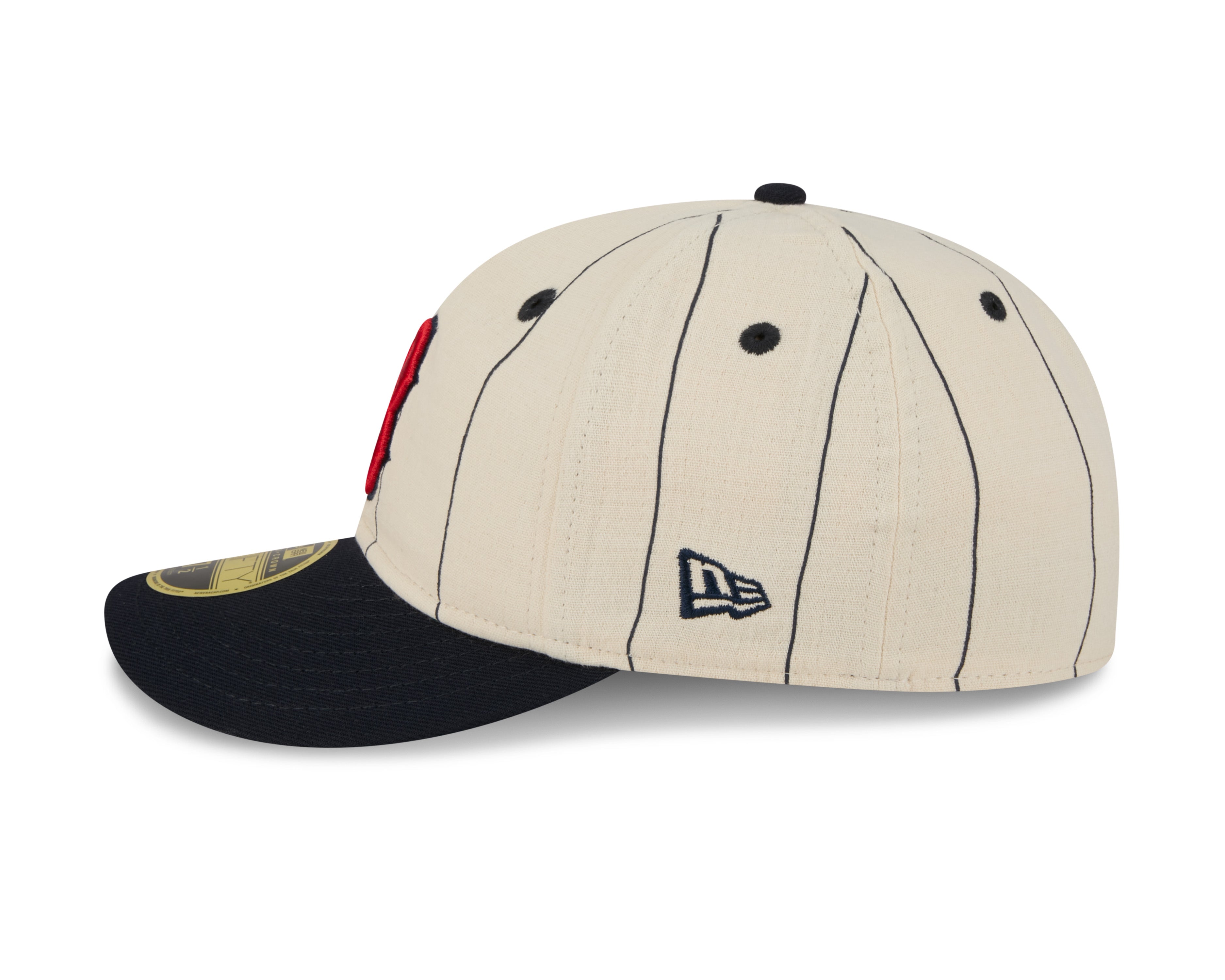 New Era - 59FIFTY  Retro Crown - LINEN - Boston Red Sox - Off White/Navy - Headz Up 