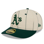 New Era - 59FIFTY  Retro Crown - LINEN - Oakland Athletics - Off White/Green - Headz Up 