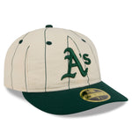 New Era - 59FIFTY  Retro Crown - LINEN - Oakland Athletics - Off White/Green - Headz Up 