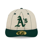 New Era - 59FIFTY  Retro Crown - LINEN - Oakland Athletics - Off White/Green - Headz Up 