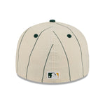 New Era - 59FIFTY  Retro Crown - LINEN - Oakland Athletics - Off White/Green - Headz Up 