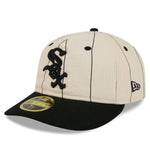 New Era - 59FIFTY  Retro Crown - LINEN - Chicago White Sox - Off White/Black - Headz Up 