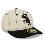 New Era - 59FIFTY  Retro Crown - LINEN - Chicago White Sox - Off White/Black - Headz Up 