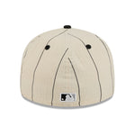 New Era - 59FIFTY  Retro Crown - LINEN - Chicago White Sox - Off White/Black - Headz Up 