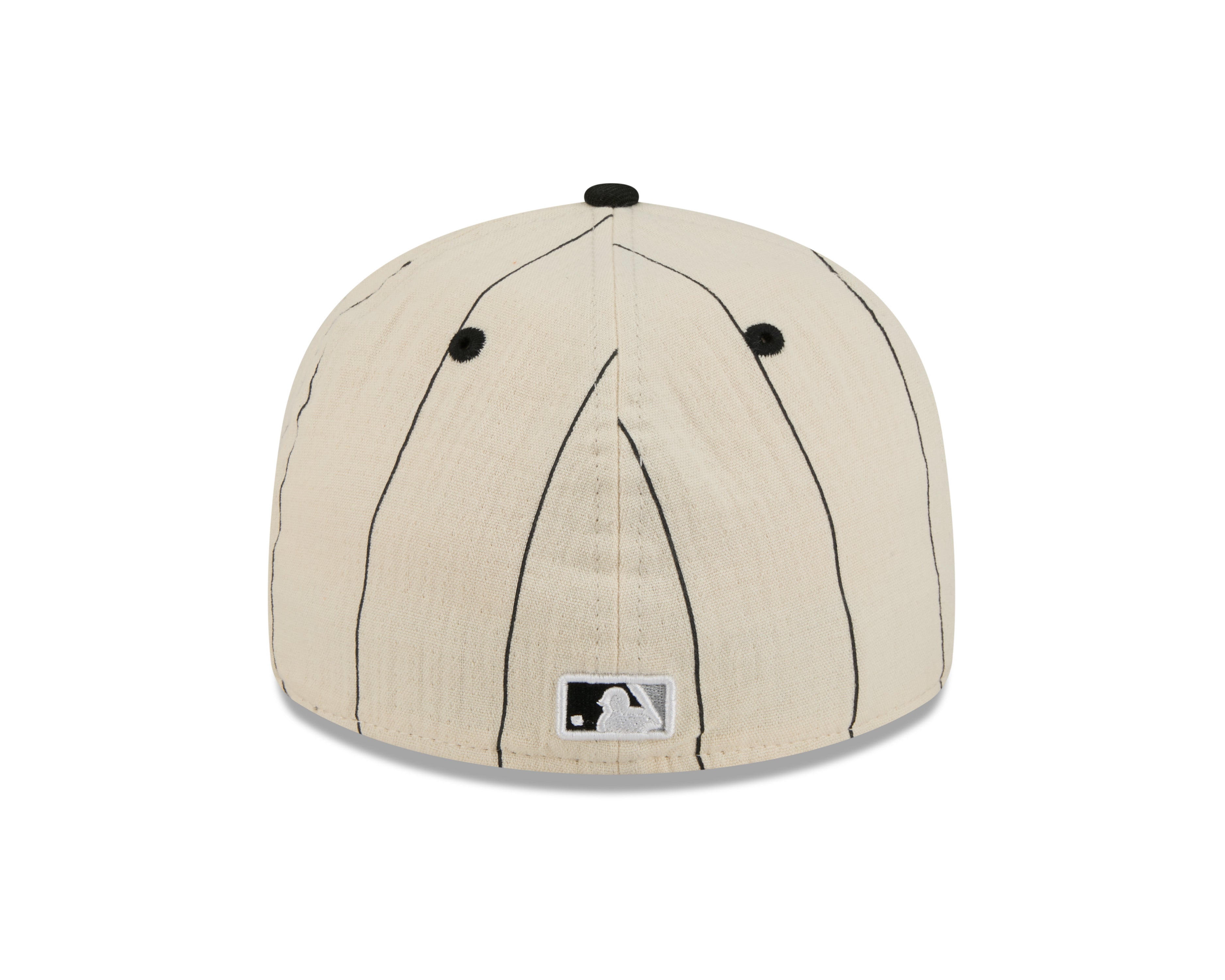 New Era - 59FIFTY  Retro Crown - LINEN - Chicago White Sox - Off White/Black - Headz Up 