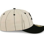 New Era - 59FIFTY  Retro Crown - LINEN - Chicago White Sox - Off White/Black - Headz Up 
