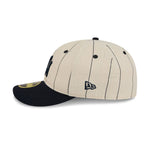 New Era - 59FIFTY  Retro Crown - LINEN - New York Yankees Original Logo - Off White/Navy - Headz Up 