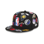 New Era - 59FIFTY - ALL OVER NBA - Black - Headz Up 