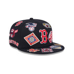 New Era - 59FIFTY - ALL OVER - Boston Red Sox - Navy - Headz Up 