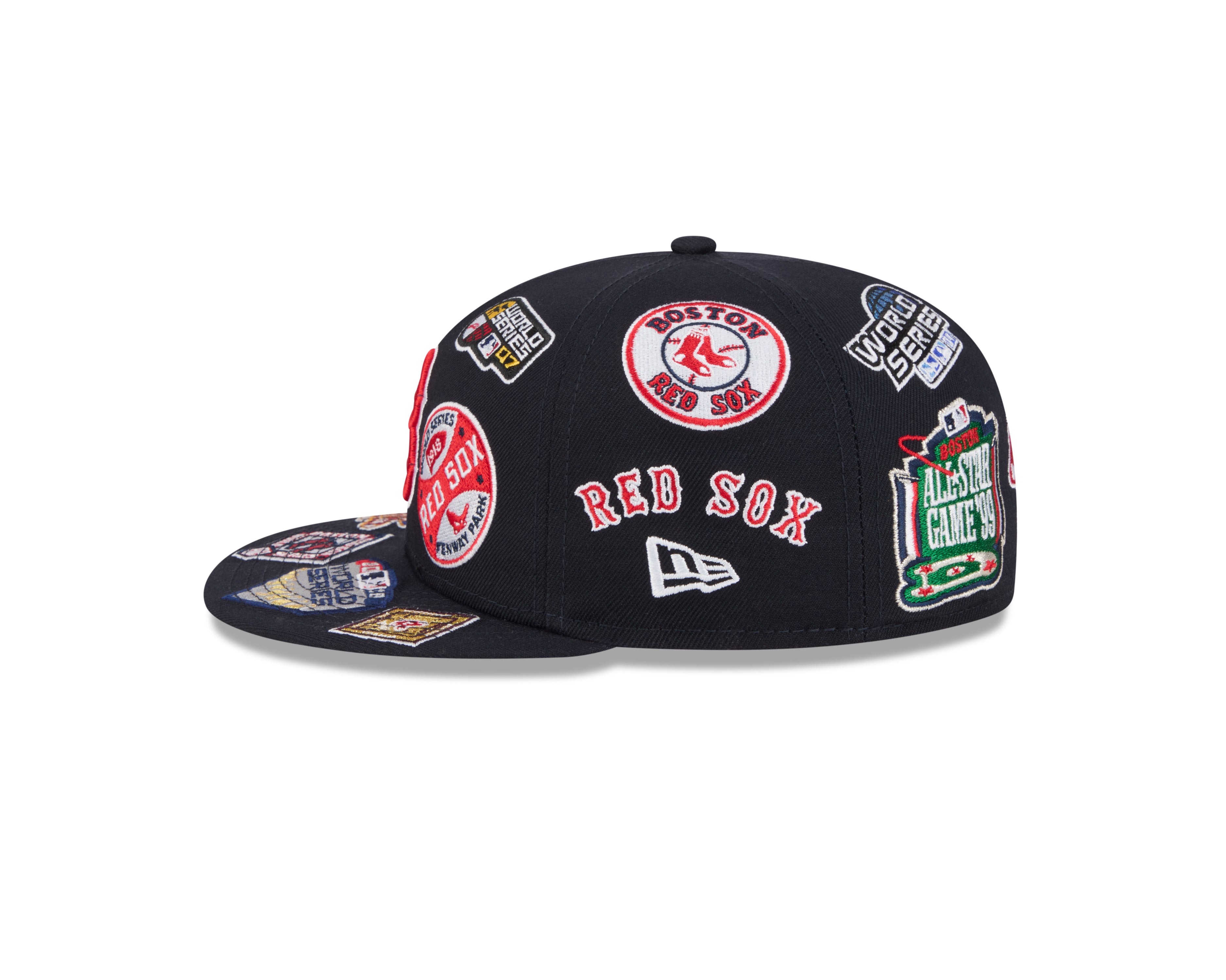 New Era - 59FIFTY - ALL OVER - Boston Red Sox - Navy - Headz Up 