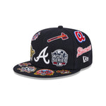 New Era - 59FIFTY - ALL OVER - Atlanta Braves - Navy - Headz Up 