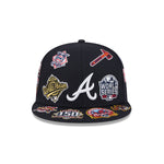 New Era - 59FIFTY - ALL OVER - Atlanta Braves - Navy - Headz Up 