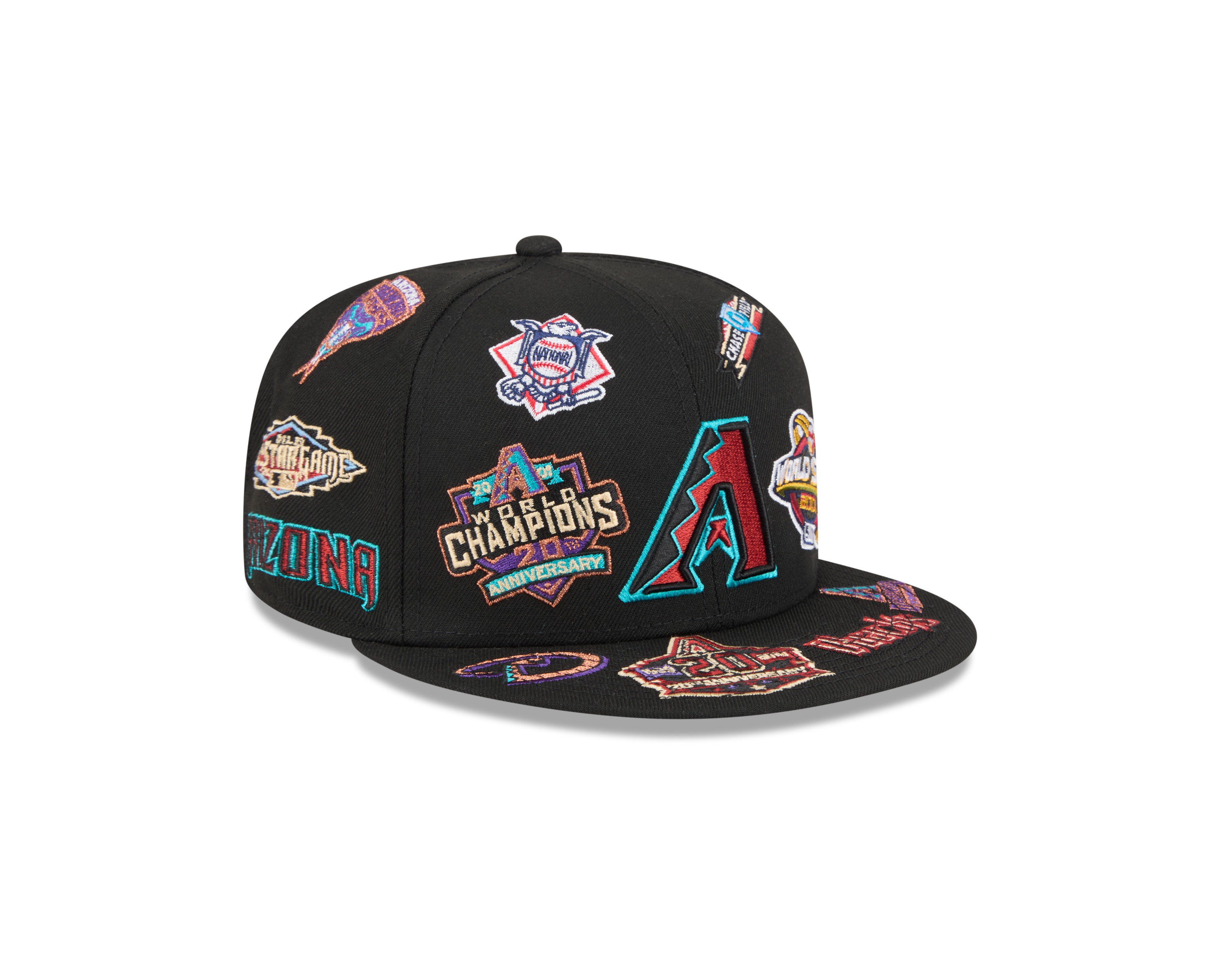 New Era - 59FIFTY - ALL OVER - Arizona Diamondbacks - Black - Headz Up 