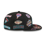 New Era - 59FIFTY - ALL OVER - Arizona Diamondbacks - Black - Headz Up 