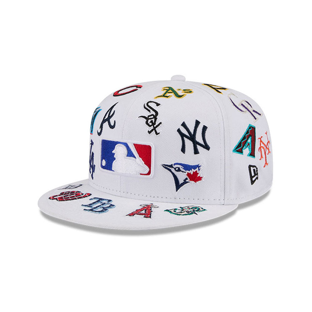 New Era - 59FIFTY - ALL OVER - MLB - White - Headz Up 
