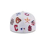 New Era - 59FIFTY - ALL OVER - MLB - White - Headz Up 