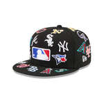 New Era - 59FIFTY - ALL OVER - MLB - Black - Headz Up 