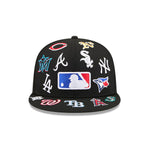New Era - 59FIFTY - ALL OVER - MLB - Black - Headz Up 