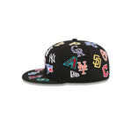 New Era - 59FIFTY - ALL OVER - MLB - Black - Headz Up 