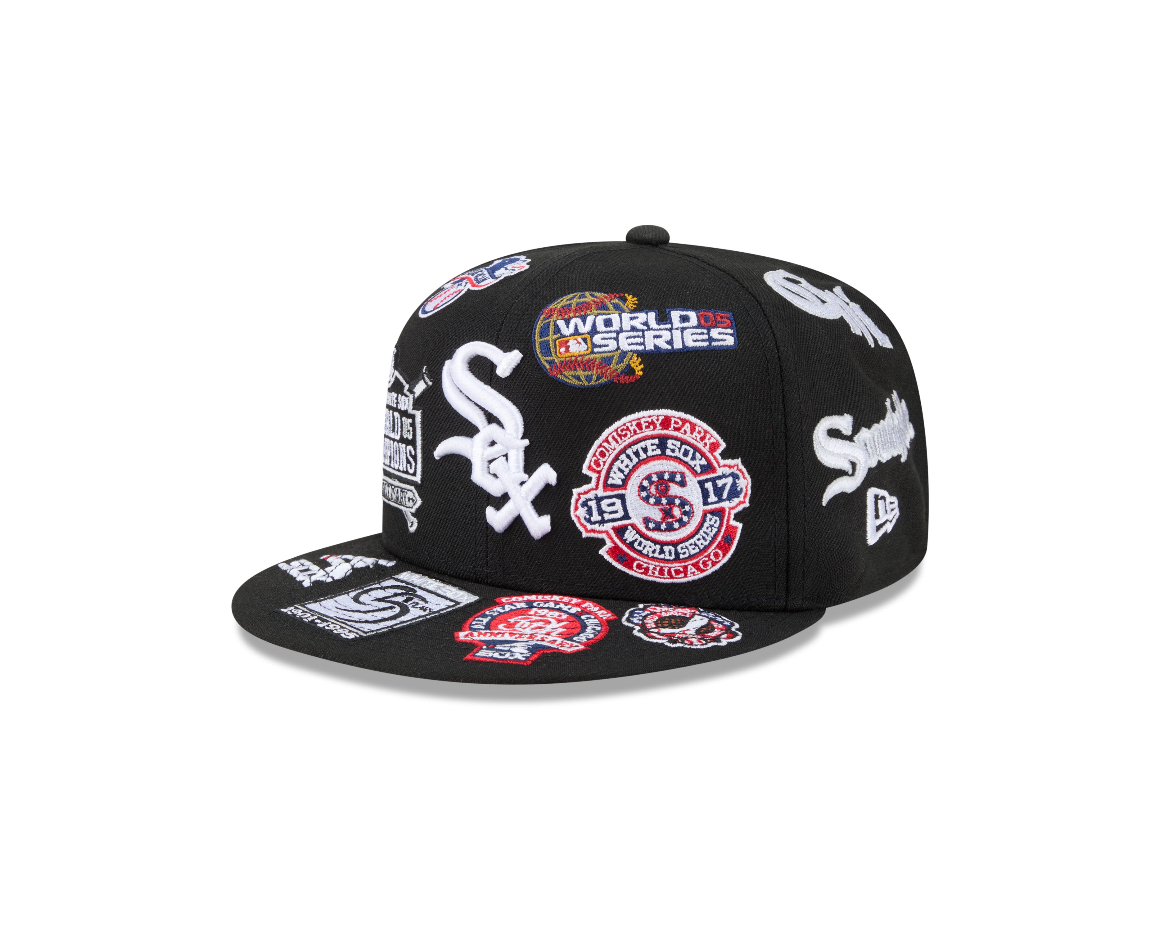 New Era - 59FIFTY - ALL OVER - Chicago White Sox - Black - Headz Up 