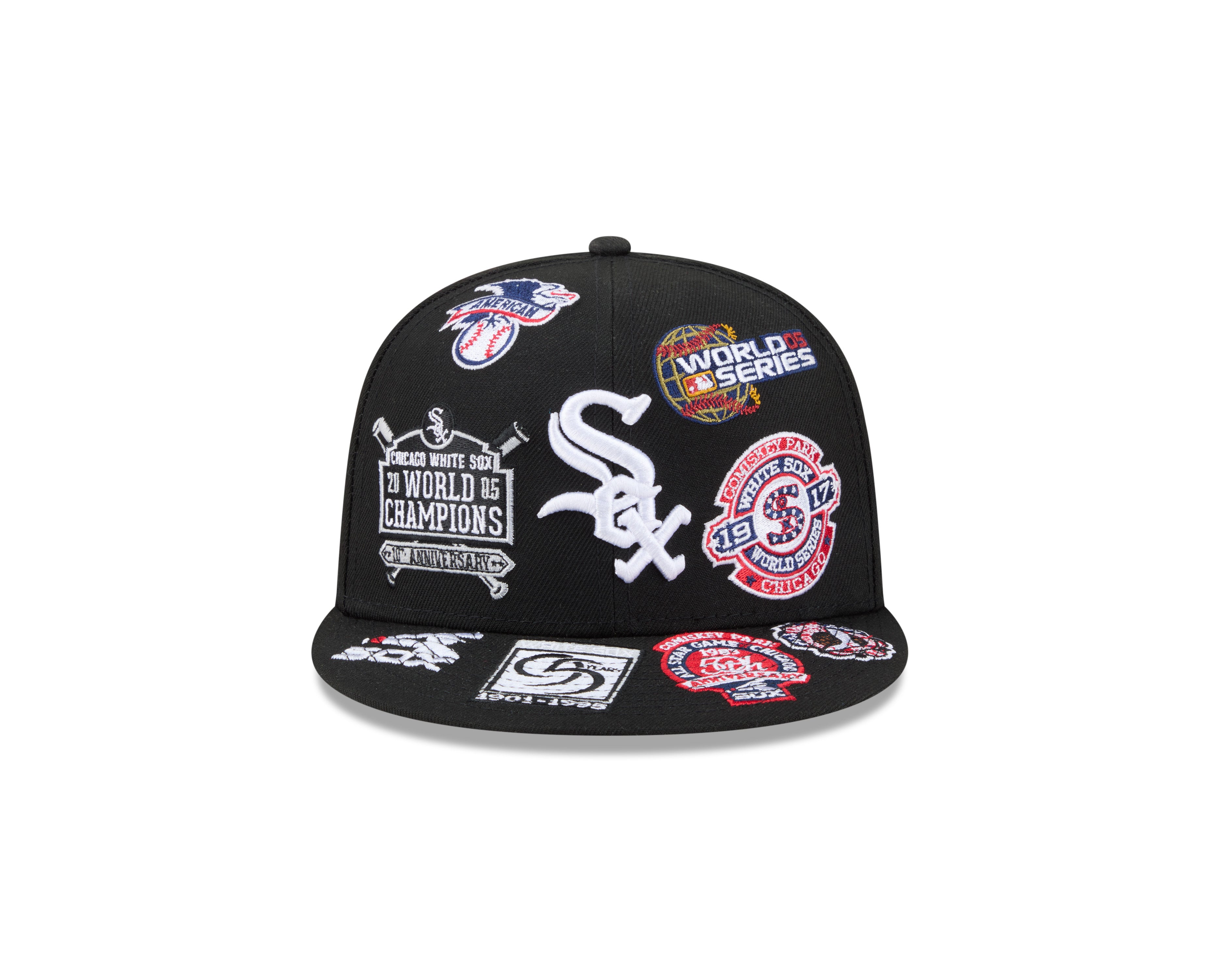 New Era - 59FIFTY - ALL OVER - Chicago White Sox - Black - Headz Up 