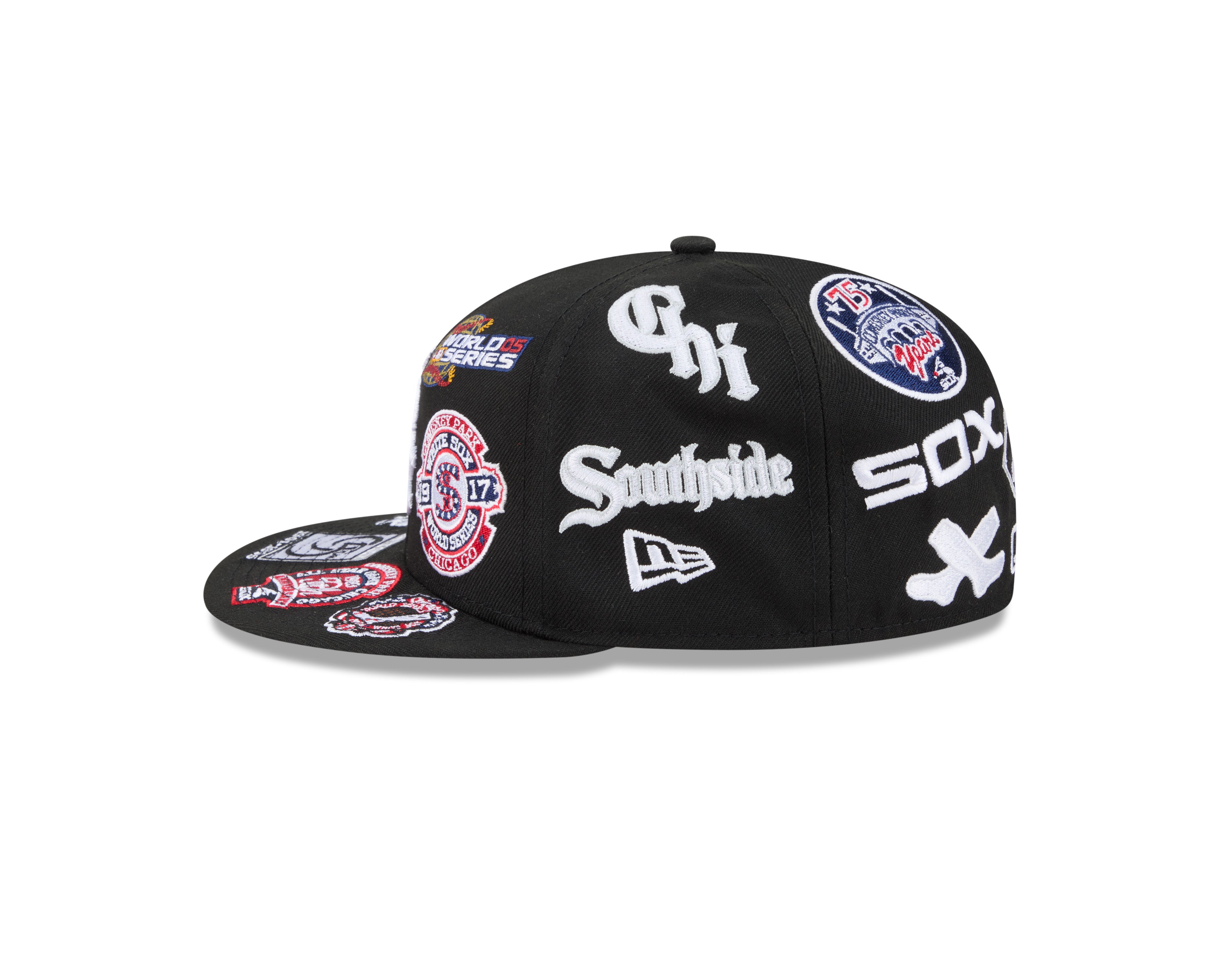 New Era - 59FIFTY - ALL OVER - Chicago White Sox - Black - Headz Up 
