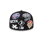 New Era - 59FIFTY - ALL OVER - Chicago White Sox - Black - Headz Up 