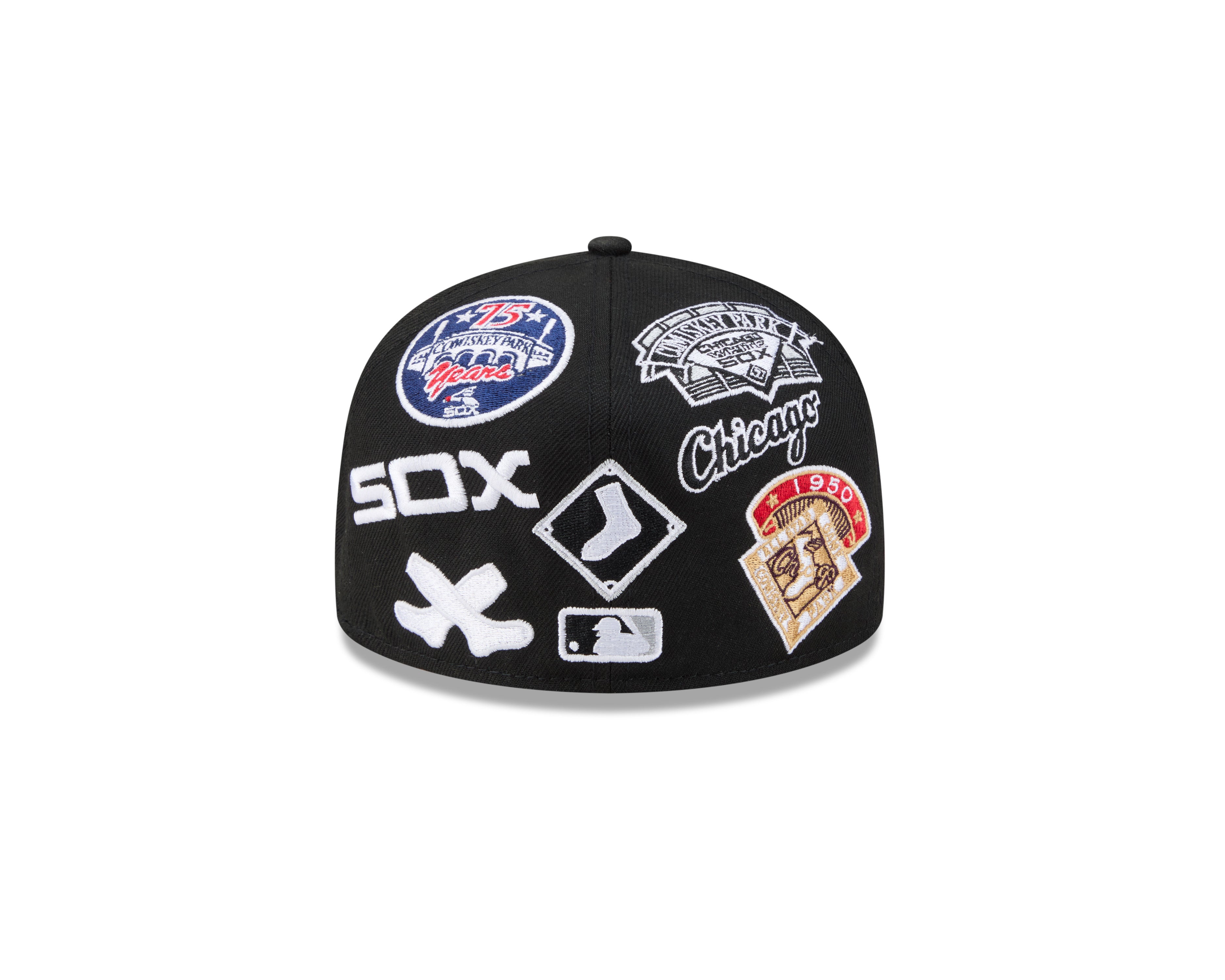 New Era - 59FIFTY - ALL OVER - Chicago White Sox - Black - Headz Up 