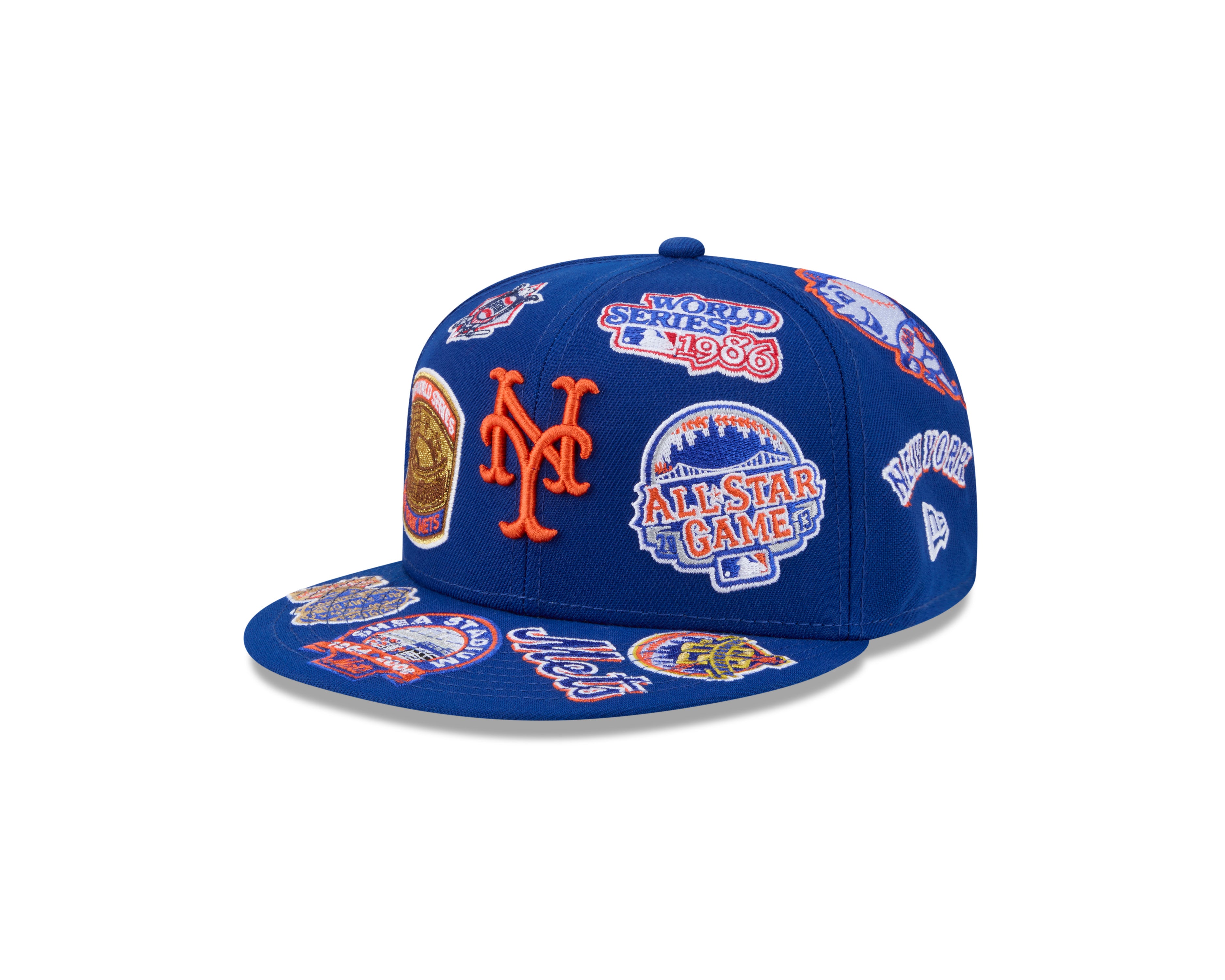 New Era - 59FIFTY - ALL OVER - New York Mets - Blue - Headz Up 