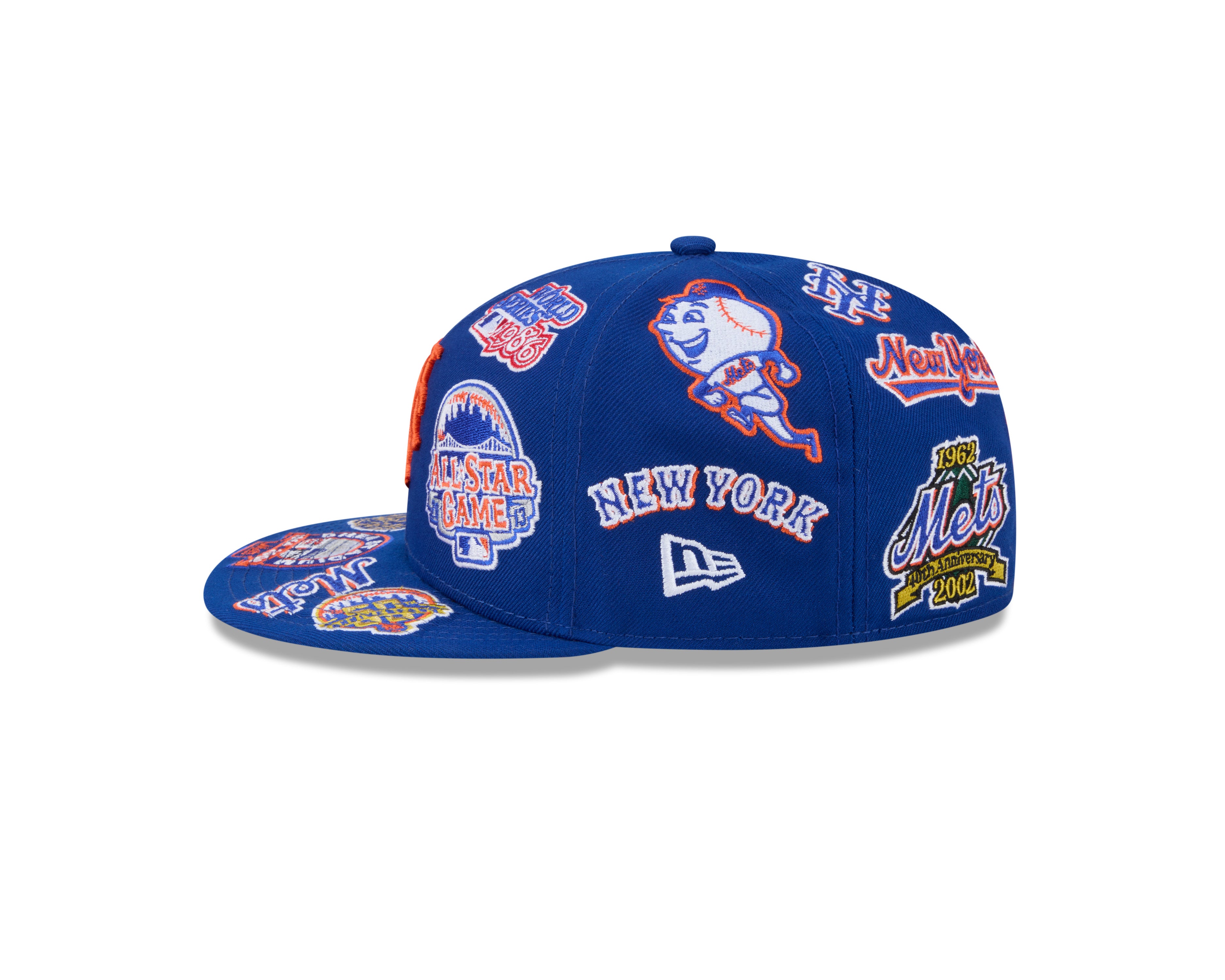 New Era - 59FIFTY - ALL OVER - New York Mets - Blue - Headz Up 