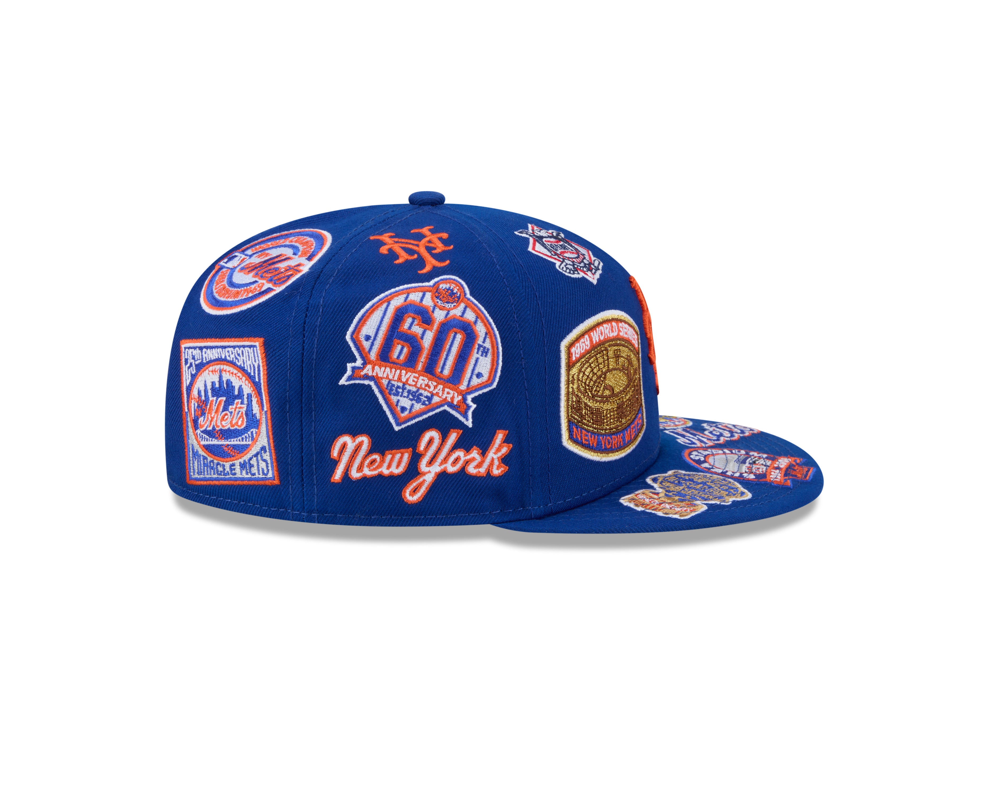 New Era - 59FIFTY - ALL OVER - New York Mets - Blue - Headz Up 